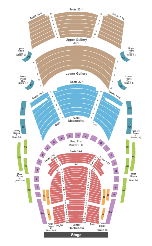 Bass Hall Spamalot Seating Chart